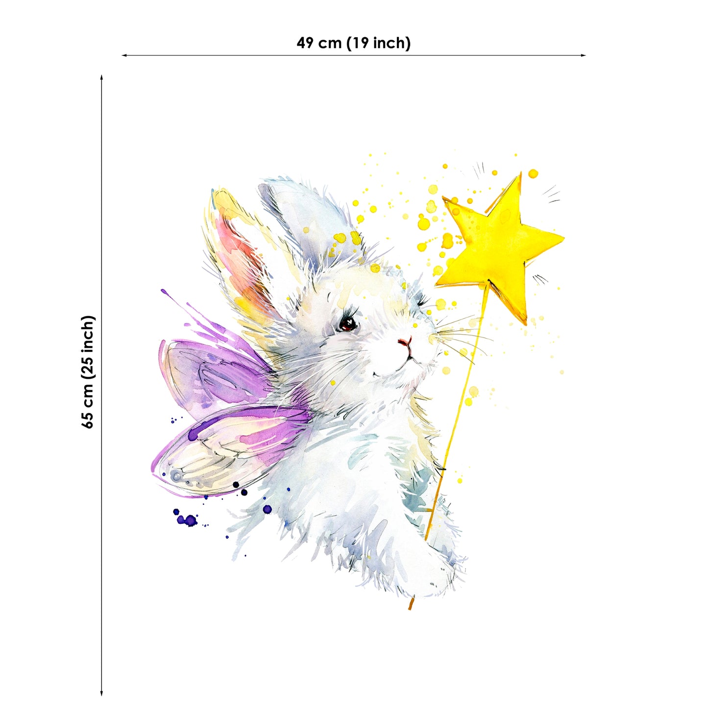 Cute Princess Bunny Fabric Panels for Quilting