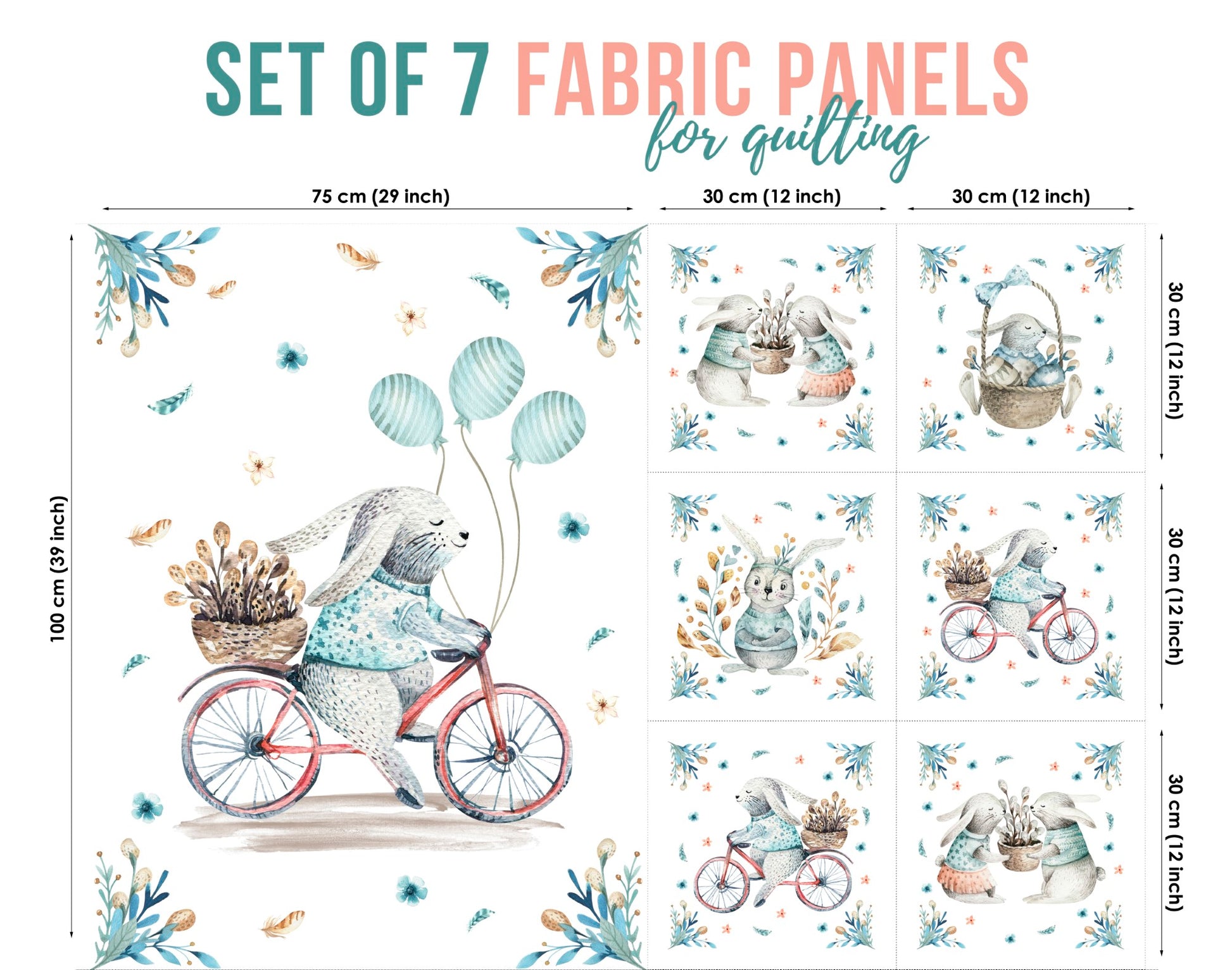 baby fabric panels for quilting