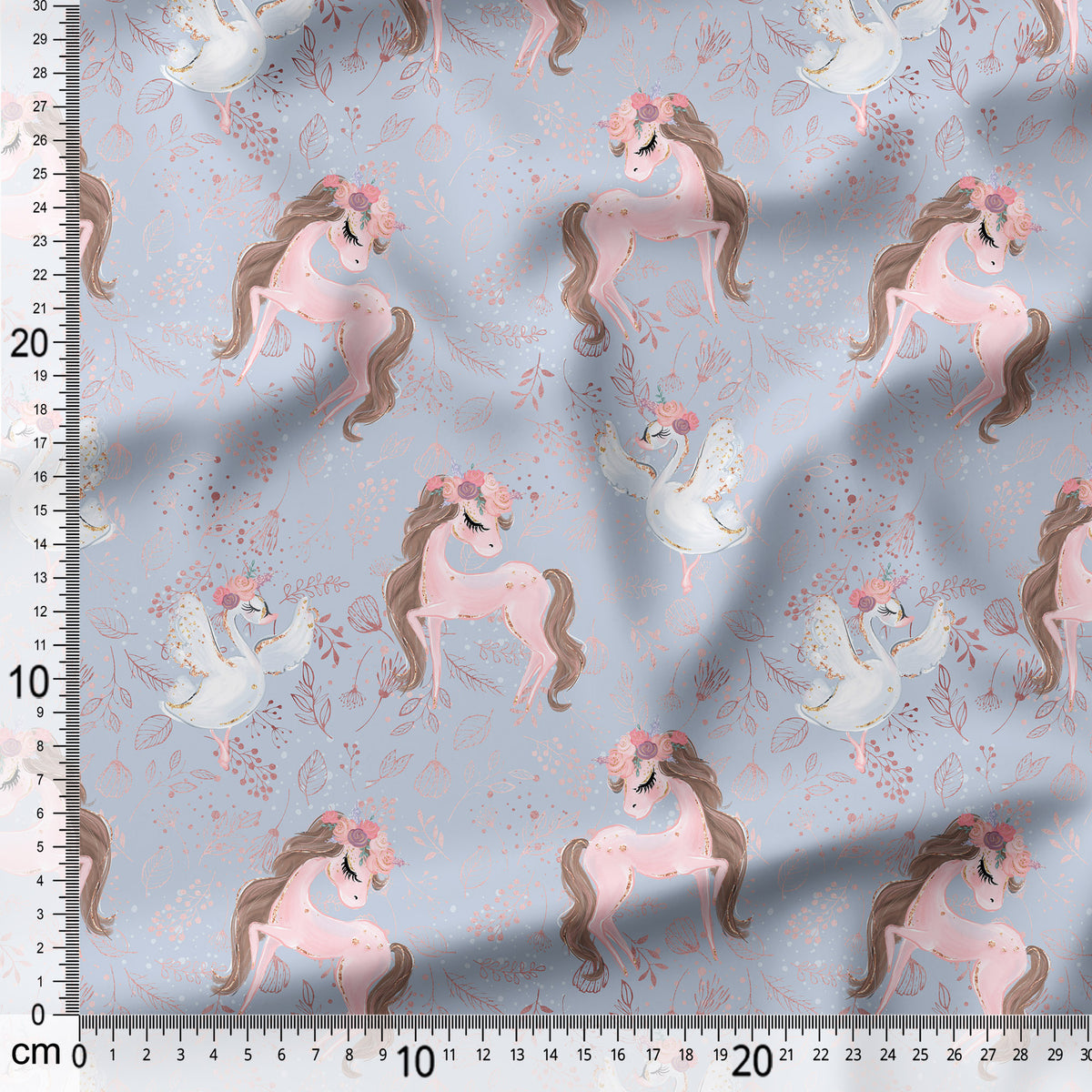 Ballet Princess&Unicorn - Coordinating Fabric for Quilting