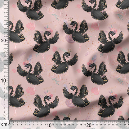 Black Swan Ballerina - Coordinating Fabric for Quilting