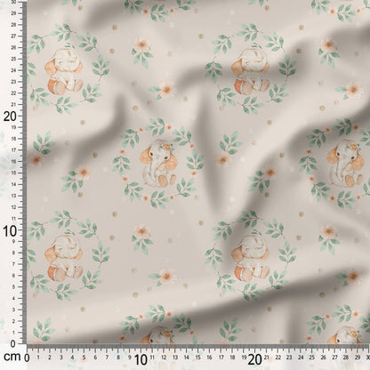 Cute Baby Elephant - Coordinating Fabric for Quilting
