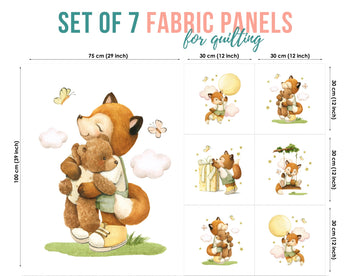 baby fabric panels for quilting