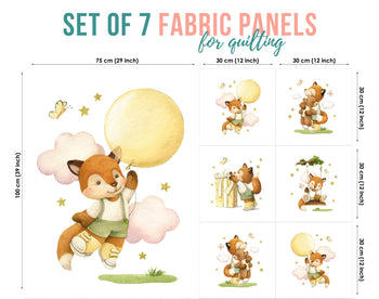 baby fabric panels for quilting