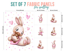 baby fabric panels for quilting