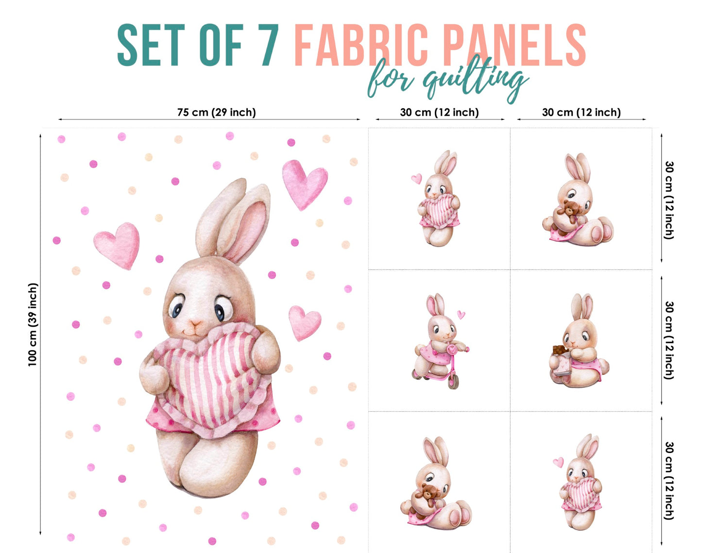 baby fabric panels for quilting