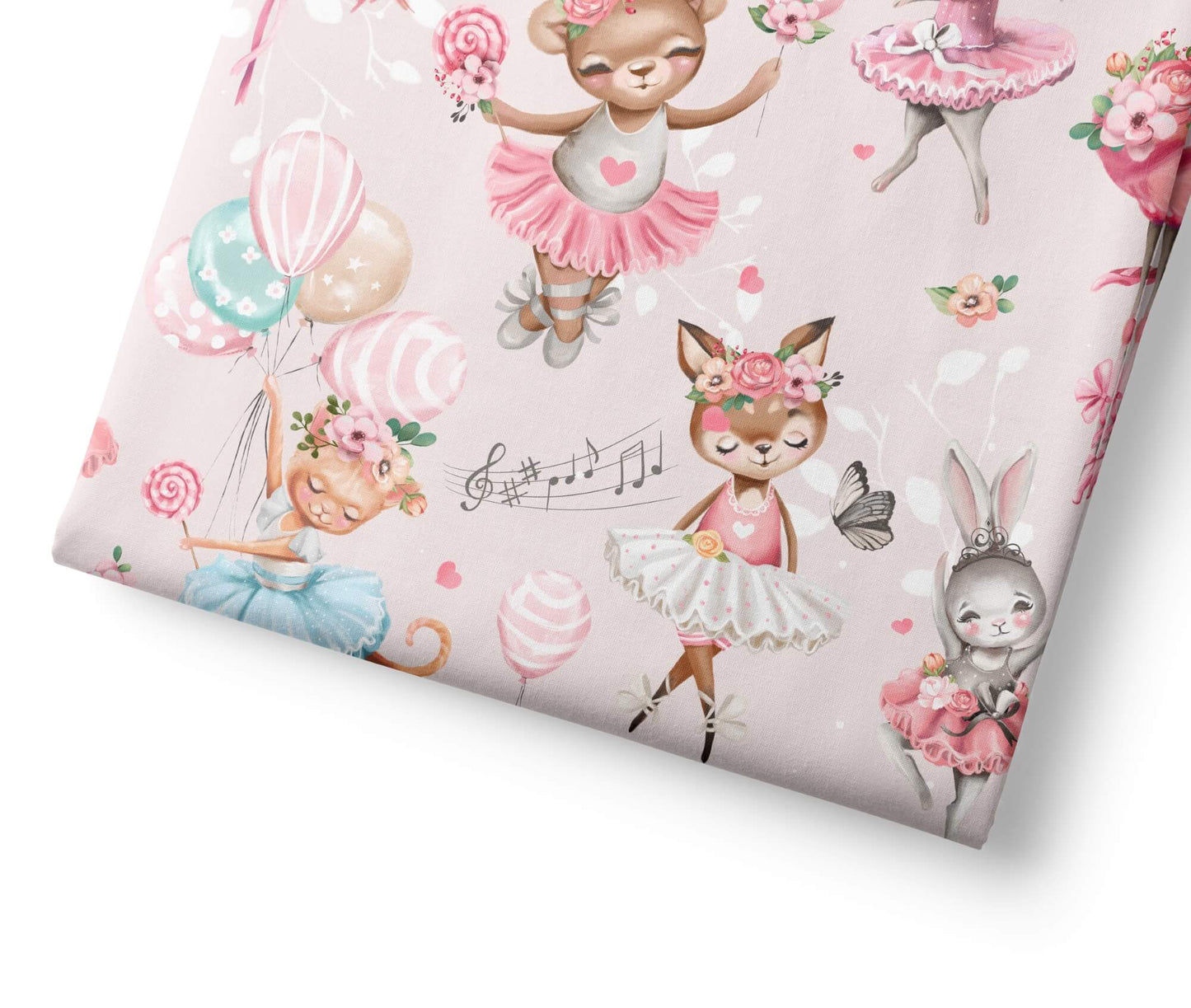Cute Ballerina - Coordinating Fabric for Quilting