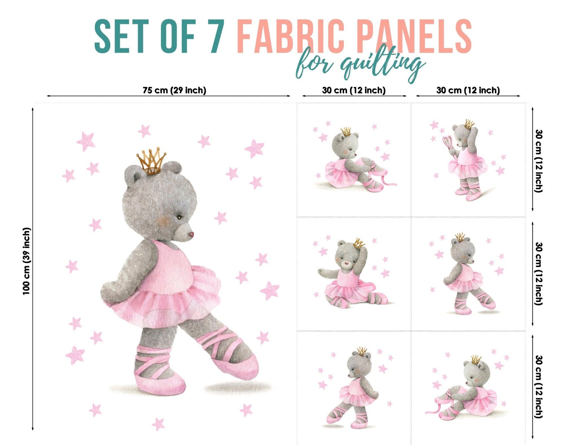 baby fabric panels for quilting