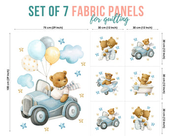 baby fabric panels for quilting