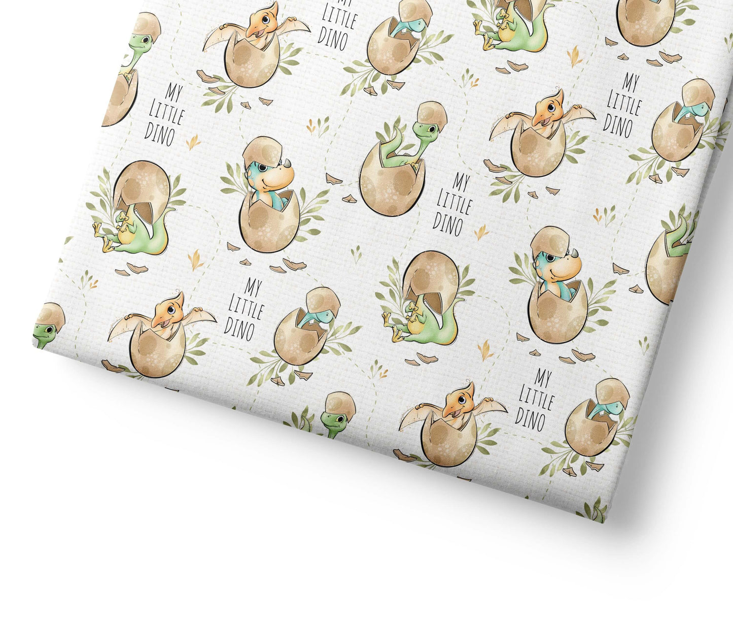 Cute Dinosaurs - Coordinating Fabric for Quilting