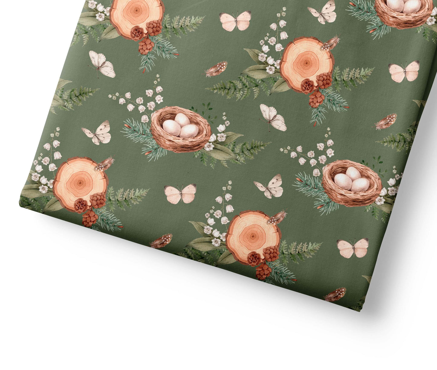 Woodland Gentle Animals - Coordinating Fabric for Quilting