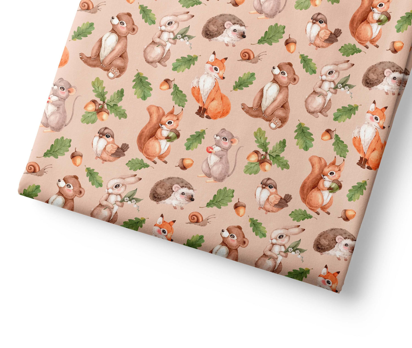 Woodland Gentle Animals - Coordinating Fabric for Quilting
