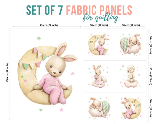 baby fabric panels for quilting