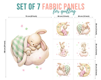 baby fabric panels for quilting