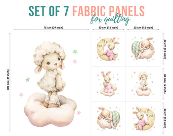 baby fabric panels for quilting