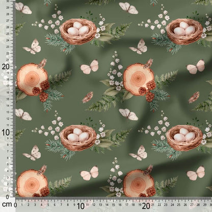 Woodland Gentle Animals - Coordinating Fabric for Quilting