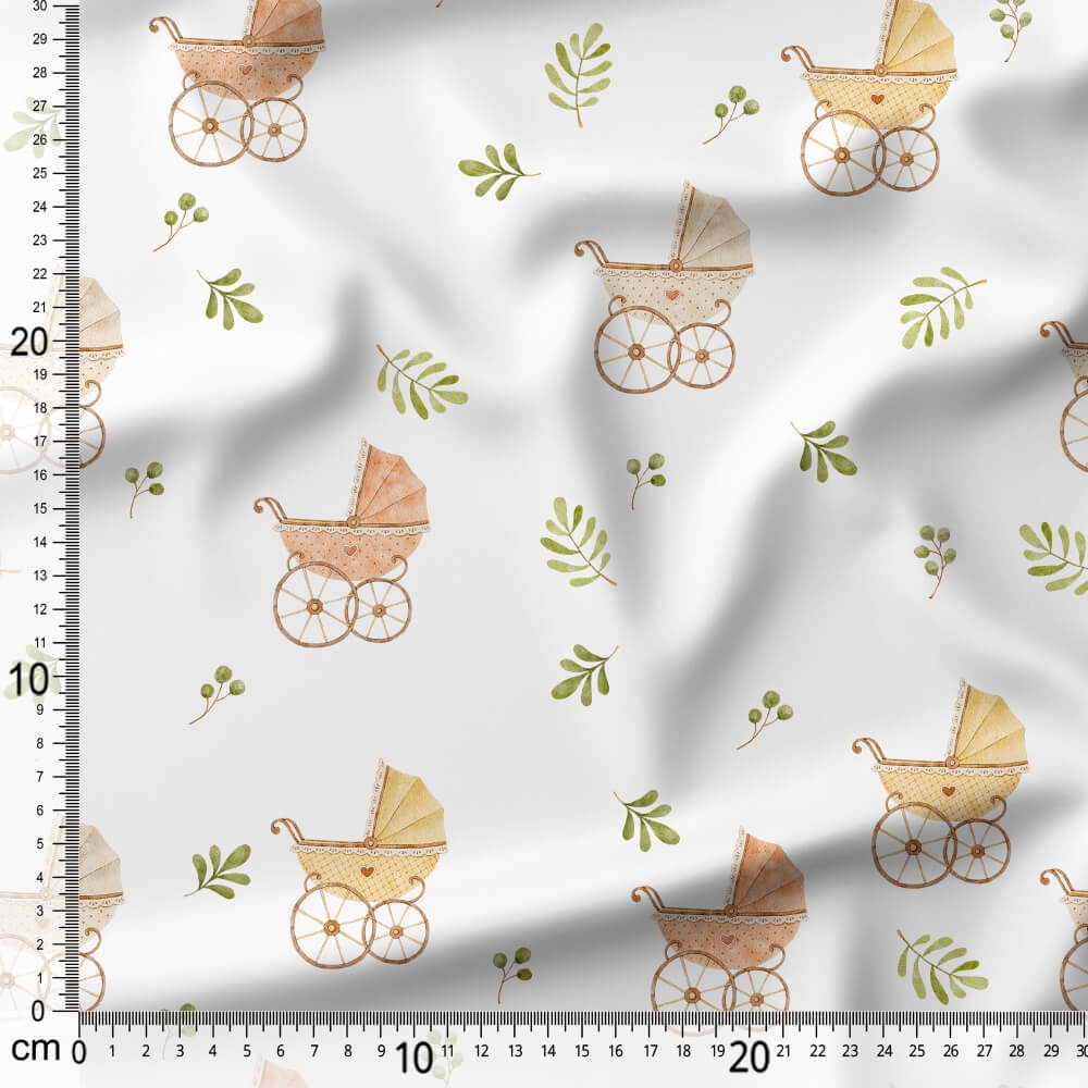 Cute Baby Elephant - Coordinating Fabric for Quilting