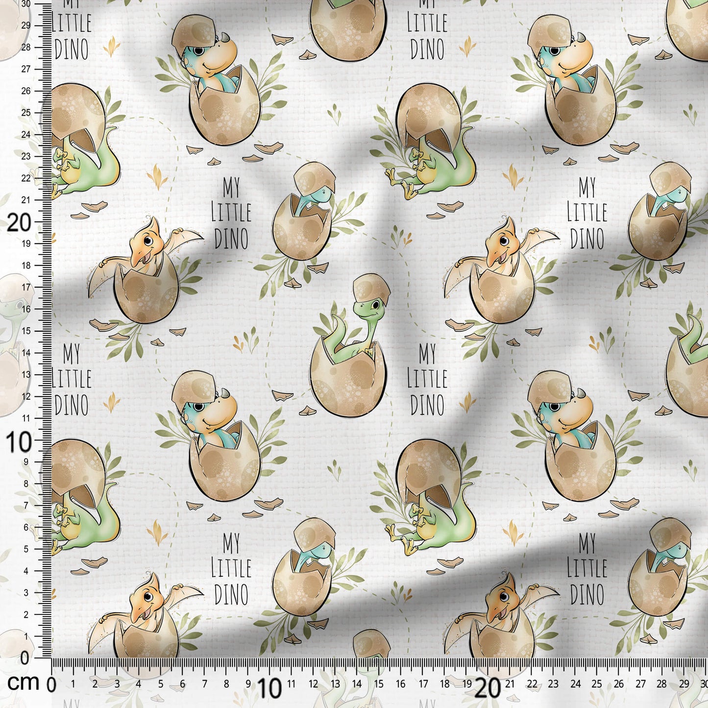 Cute Dinosaurs - Coordinating Fabric for Quilting