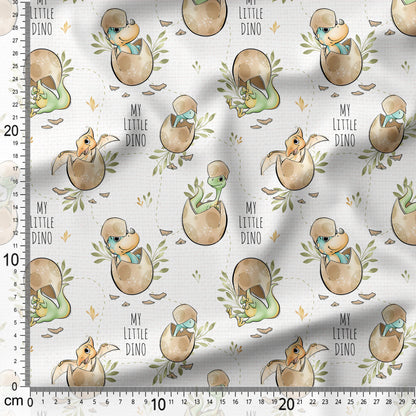 Cute Dinosaurs - Coordinating Fabric for Quilting