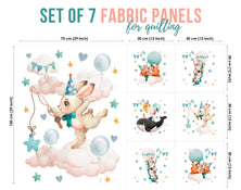 baby fabric panels for quilting