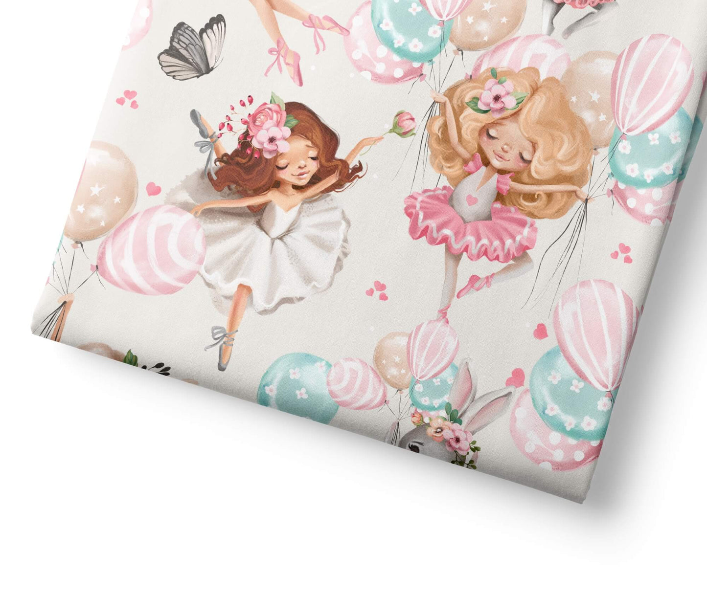 Cute Ballerina - Coordinating Fabric for Quilting