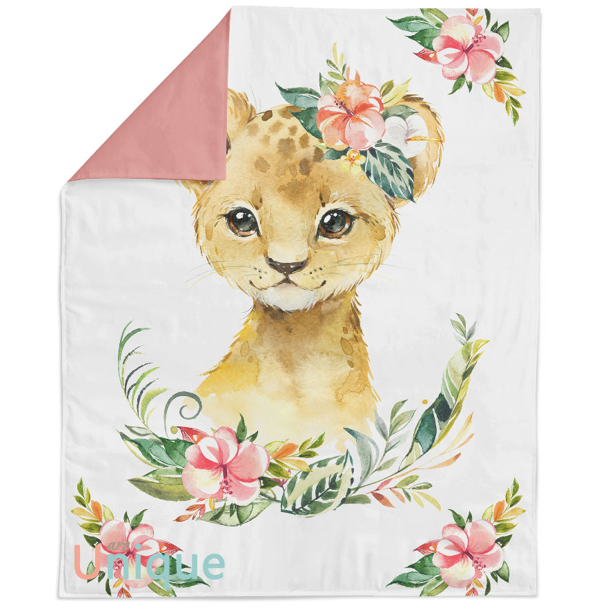 Gentle Lion Fabric Panels for Quilting