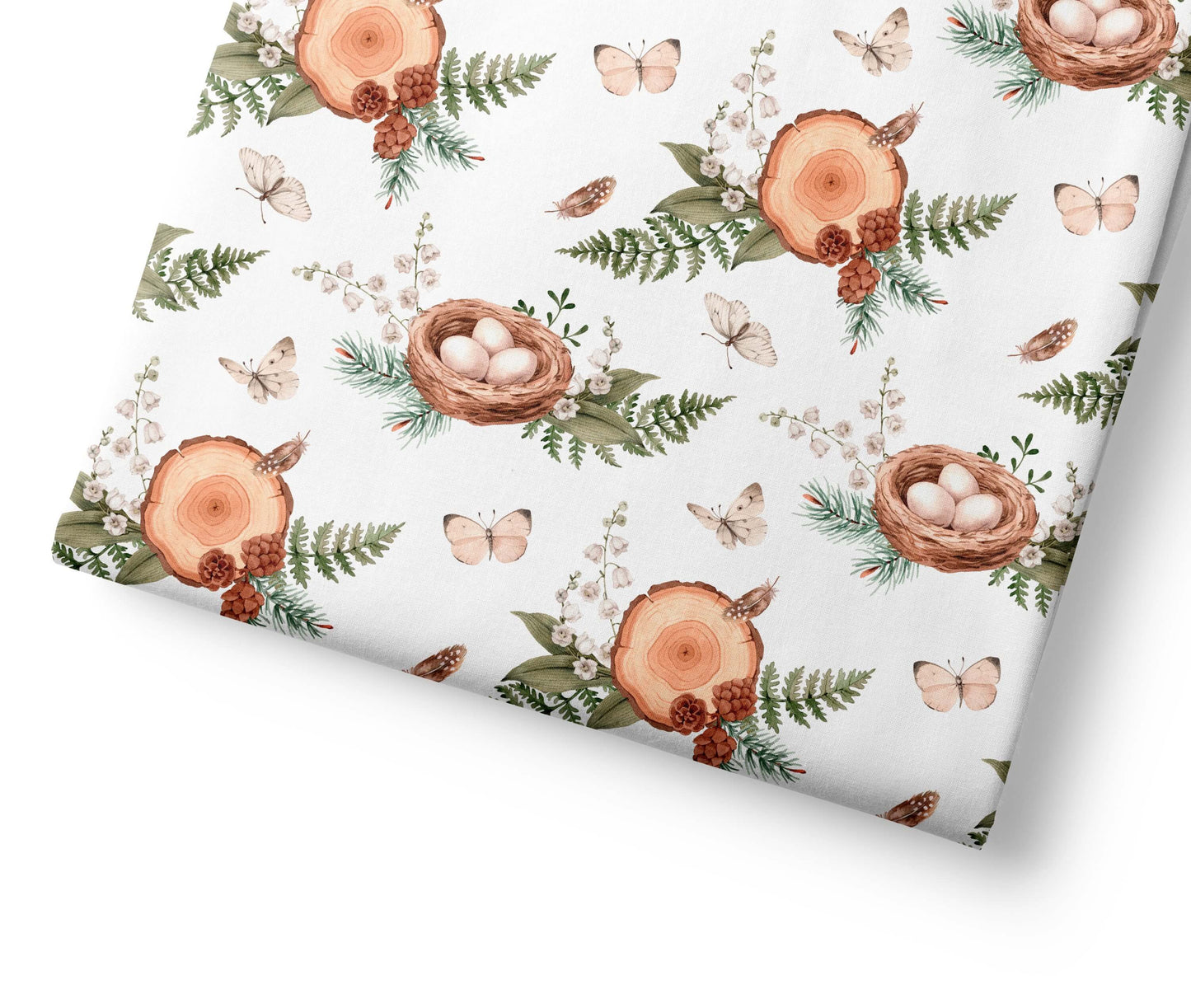 Woodland Gentle Animals - Coordinating Fabric for Quilting