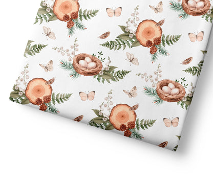 Woodland Gentle Animals - Coordinating Fabric for Quilting