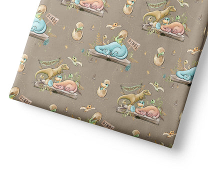 Cute Dinosaurs - Coordinating Fabric for Quilting
