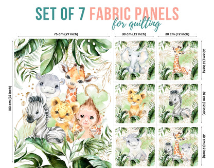 Baby Fabric Panels for Quilting, Baby Quilt Panels, Fabric Panels for Baby Quilts, Fabric Panels for Quilts, Quilting Fabric, Quilt Material, Blanket Making, DIY Sewing Projects