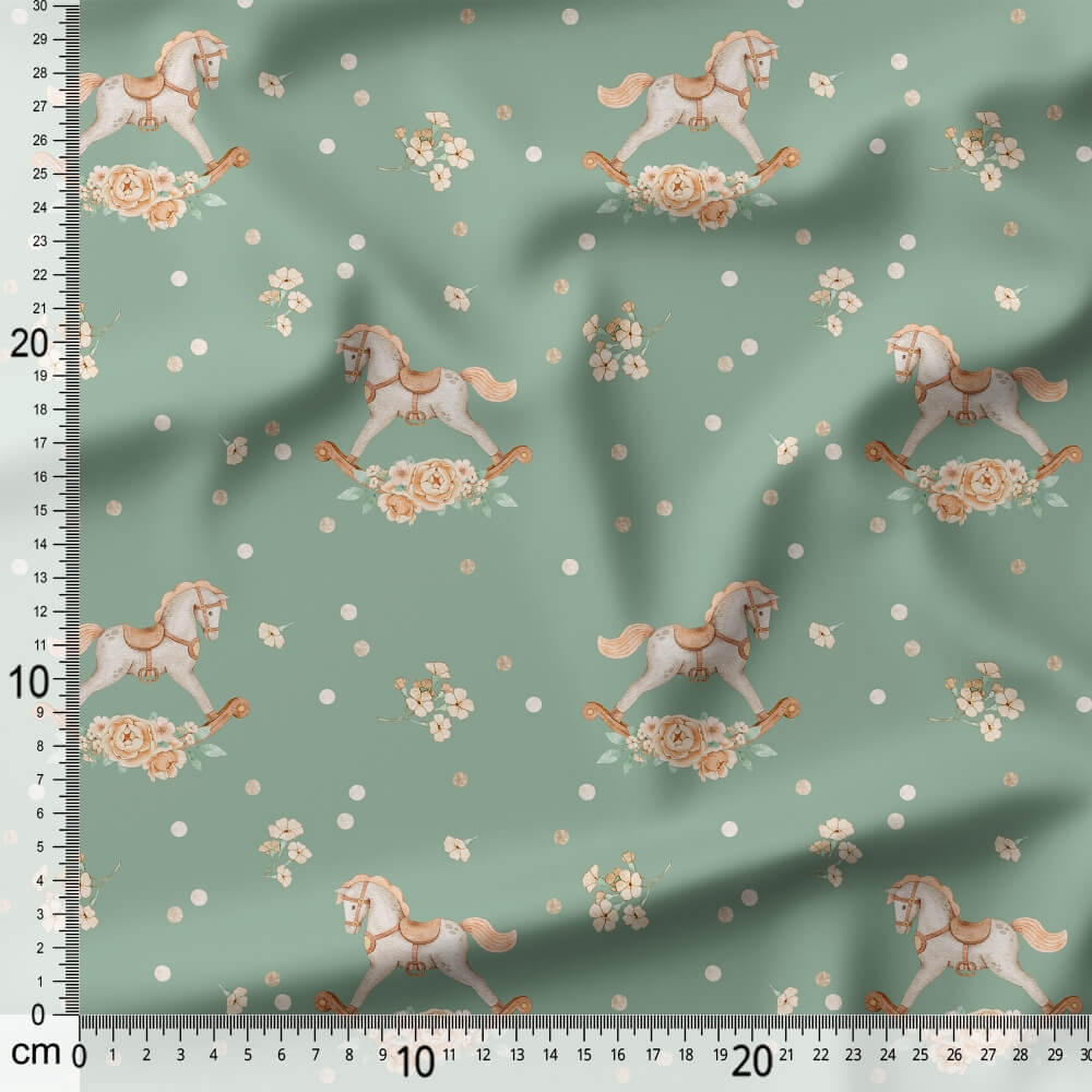 Cute Baby Elephant - Coordinating Fabric for Quilting
