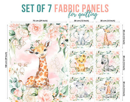 Baby Fabric Panels for Quilting, Baby Quilt Panels, Fabric Panels for Baby Quilts, Fabric Panels for Quilts, Quilting Fabric, Quilt Material, Blanket Making, DIY Sewing Projects