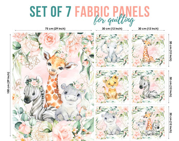 Baby Fabric Panels for Quilting, Baby Quilt Panels, Fabric Panels for Baby Quilts, Fabric Panels for Quilts, Quilting Fabric, Quilt Material, Blanket Making, DIY Sewing Projects