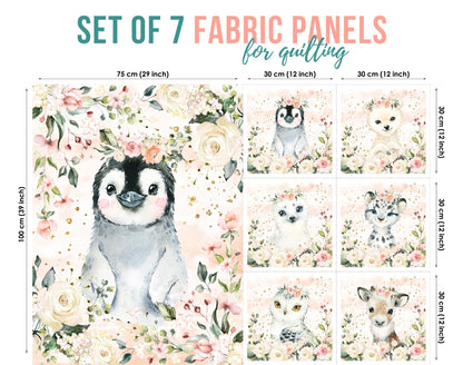 Baby Fabric Panels for Quilting, Baby Quilt Panels, Fabric Panels for Baby Quilts, Fabric Panels for Quilts, Quilting Fabric, Quilt Material, Blanket Making, DIY Sewing Projects