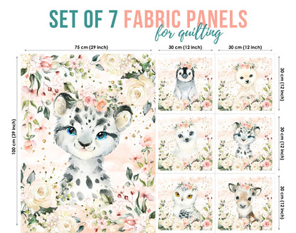 Baby Fabric Panels for Quilting, Baby Quilt Panels, Fabric Panels for Baby Quilts, Fabric Panels for Quilts, Quilting Fabric, Quilt Material, Blanket Making, DIY Sewing Projects