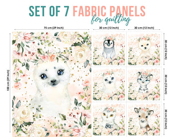 Baby Fabric Panels for Quilting, Baby Quilt Panels, Fabric Panels for Baby Quilts, Fabric Panels for Quilts, Quilting Fabric, Quilt Material, Blanket Making, DIY Sewing Projects