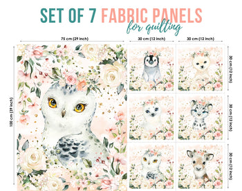 Baby Fabric Panels for Quilting, Baby Quilt Panels, Fabric Panels for Baby Quilts, Fabric Panels for Quilts, Quilting Fabric, Quilt Material, Blanket Making, DIY Sewing Projects