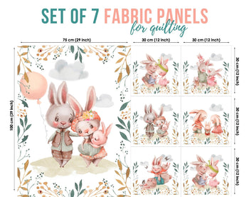 baby fabric panels for quilting