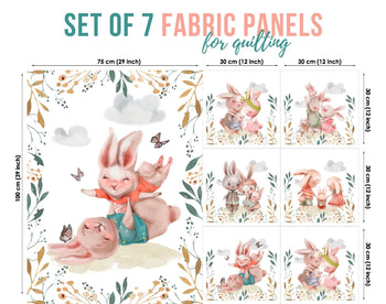 baby fabric panels for quilting