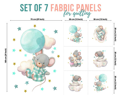 Baby Fabric Panels for Quilting, Baby Quilt Panels, Fabric Panels for Baby Quilts, Fabric Panels for Quilts, Quilting Fabric, Quilt Material, Blanket Making, DIY Sewing Projects