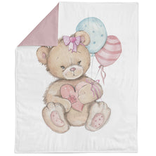Cute Bear Fabric Panel for Quilting