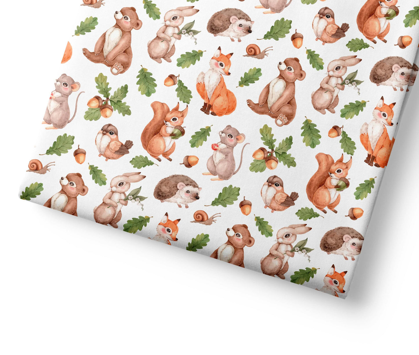 Woodland Gentle Animals - Coordinating Fabric for Quilting