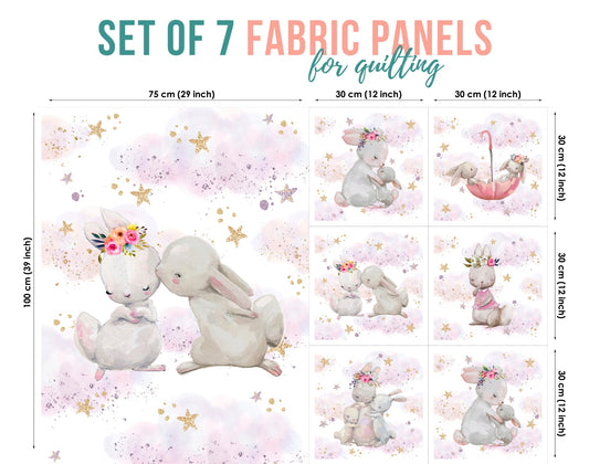 baby fabric panels for quilting