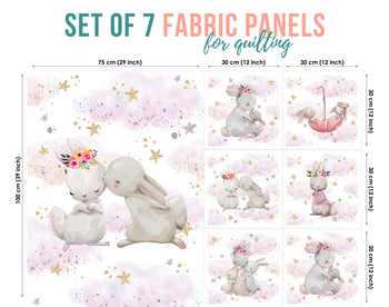 baby fabric panels for quilting