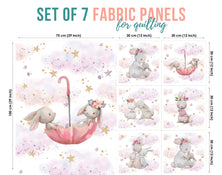 baby fabric panels for quilting