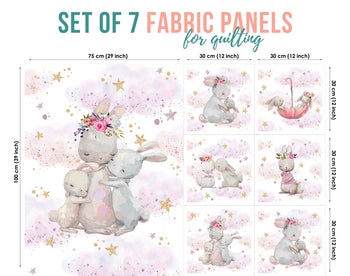 baby fabric panels for quilting