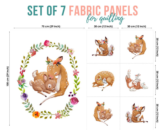 baby fabric panels for quilting
