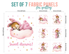 baby fabric panels for quilting