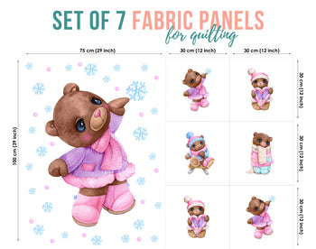 baby fabric panels for quilting