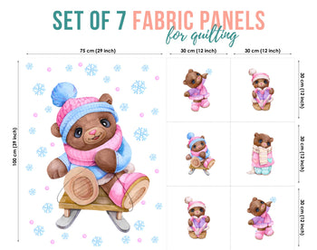 baby fabric panels for quilting