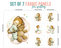 baby fabric panels for quilting